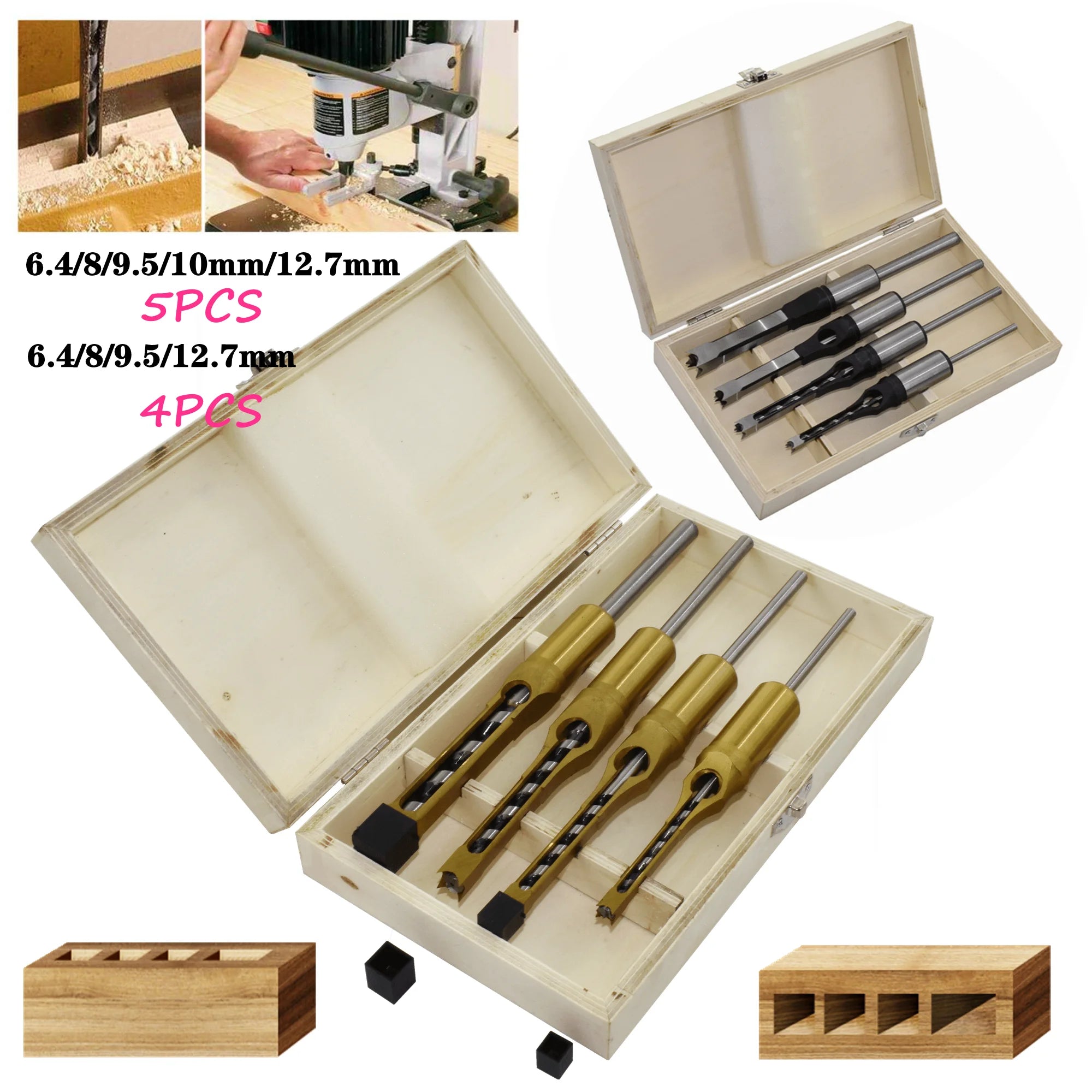 Carbide Tip HSS Drill Bit Hole Saw Set 16-30mm by Unbranded