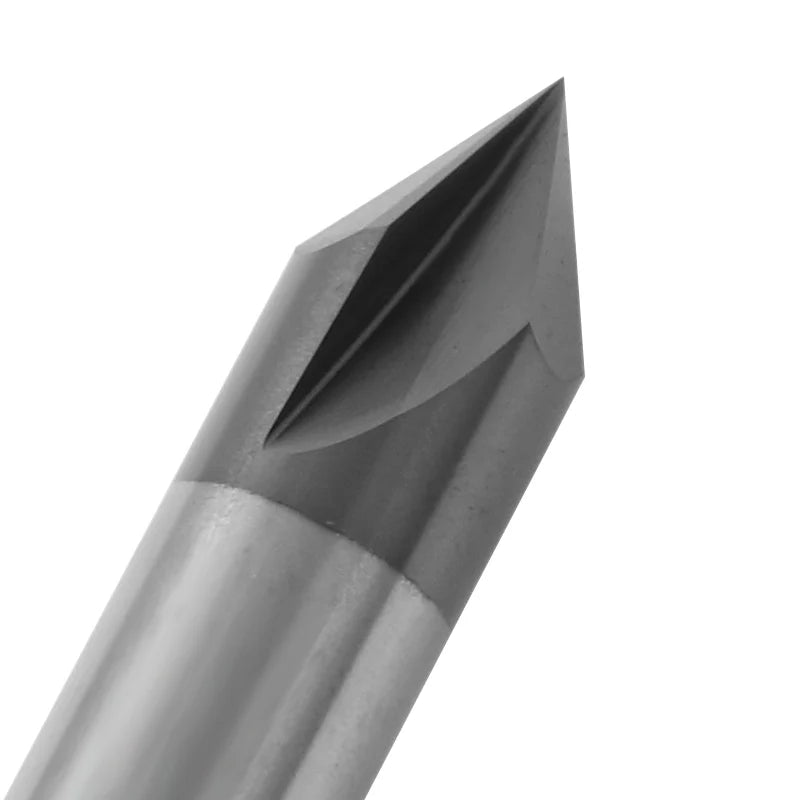 ZGT Endmills 60 90 120 Degree Coated 3 Flute Chamfering Milling Cutter Metal Car