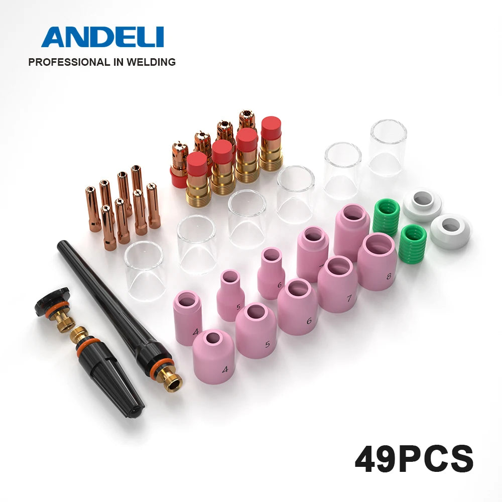 ANDELI 49PCS Welding Accessories Kit for TIG Welding by ANDELI
