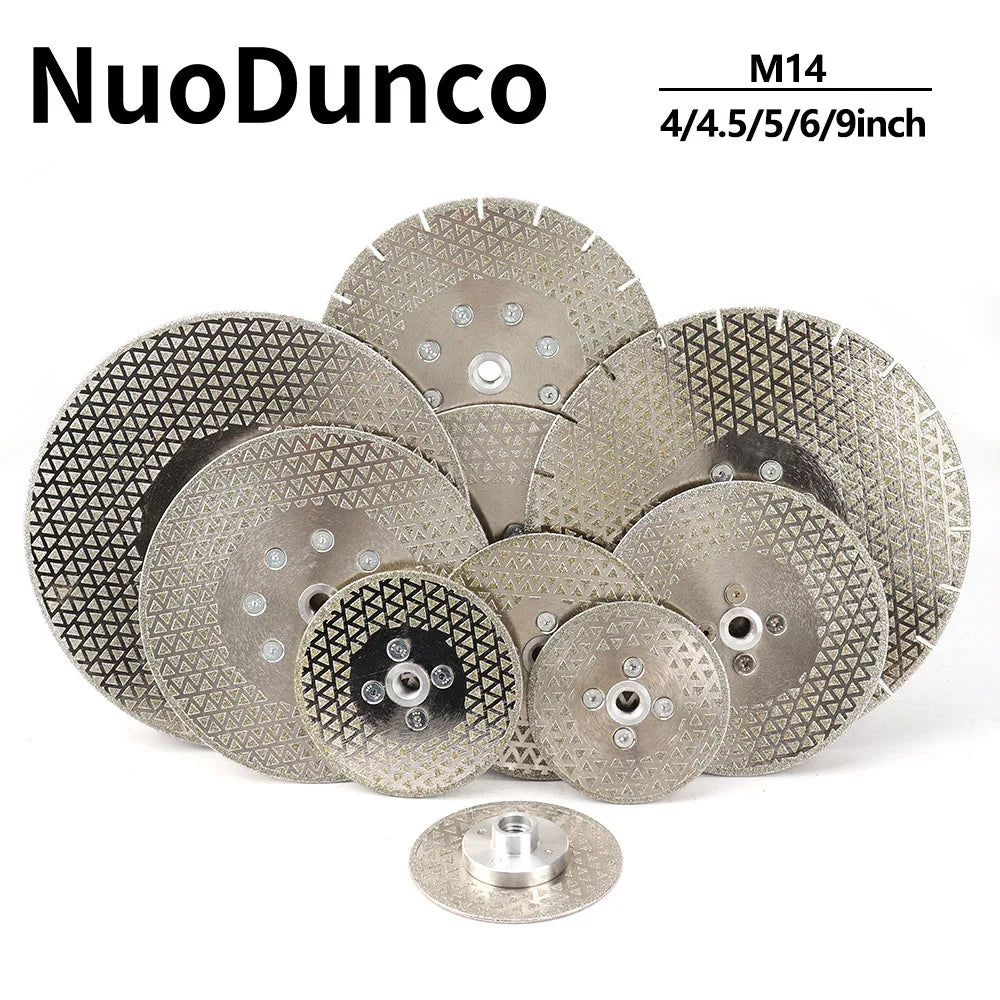 4/4.5/5 Inch Double Sided Diamond Electroplated Cutting Disc by Unbranded