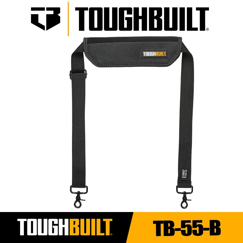 TOUGHBUILT TB-55-B Shoulder Strap Tool Kit Shoulder Strap Carrier Sturdy Home Ba