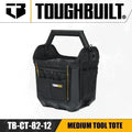 TOUGHBUILT TB-CT-82-12/TB-CT-82-16 Medium/Large Tool Tote Oxford Cloth Waterproo