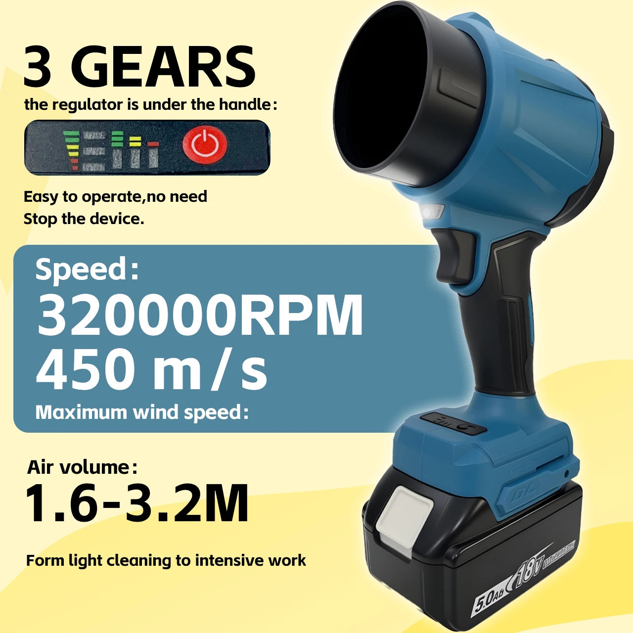 Onevan 3500W Brushless Electric Air Blower by Onevan