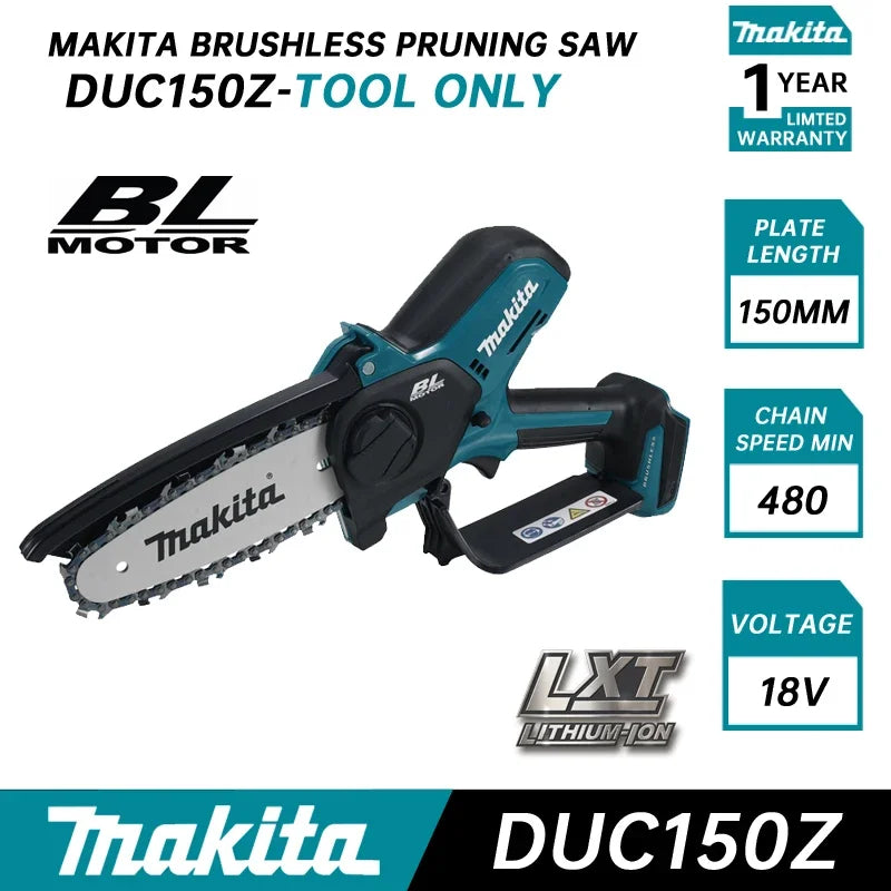 Makita Brushless Cordless Chain Saw DUC150Z 150MM by Makita