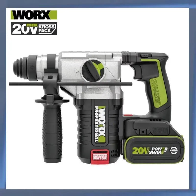 WORX 20V Cordless Rotary Hammer Drill for Concrete/Bric by WORX