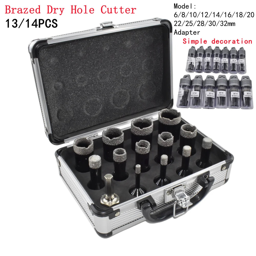 Hexagonal Carbon Steel Auger Bit Set 230mm by Unbranded