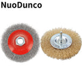 4" Steel Wire Brush for Bench Grinder by Unbranded