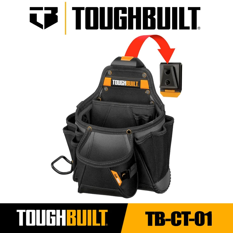 TOUGHBUILT TB-CT-01 Contractor Pouch Large Hang Multifunctional Tool Bag Large C