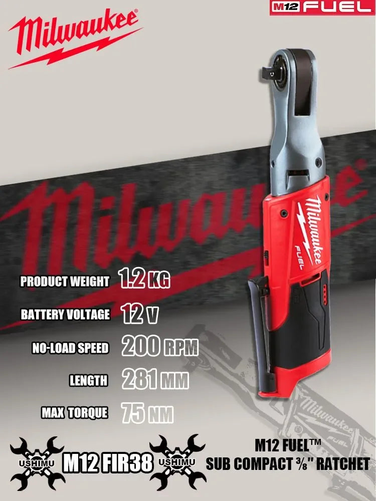 Milwaukee M12 Fuel Impact Wrench 12V 75Nm by Milwaukee