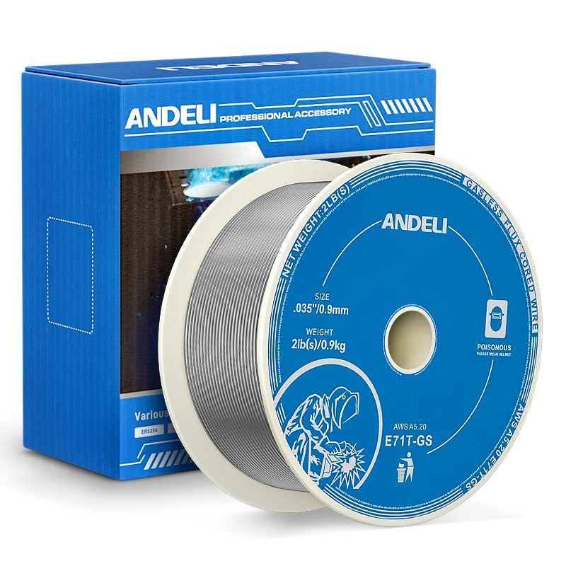 ANDELI Flux Cored Welding Wire 0.8/0.9mm 1KG by ANDELI