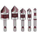 10PCS 60° HSS Center Drill Bits - High Speed Steel