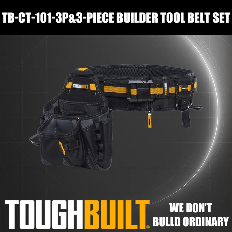 TOUGHBULILT Medium Tool Waist Bag - Electric Drill Set by ToughBuilt
