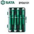 SATA 6pc Mini Screwdriver Set - Slotted/Cross by SATA