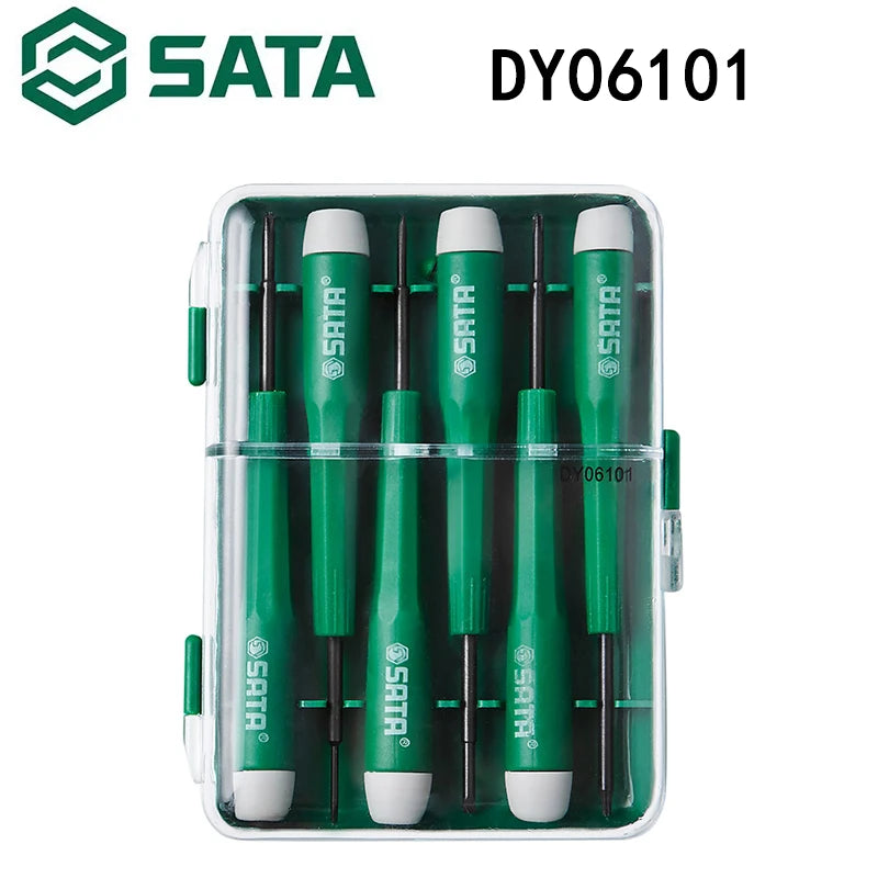 SATA 6pc Mini Screwdriver Set - Slotted/Cross by SATA