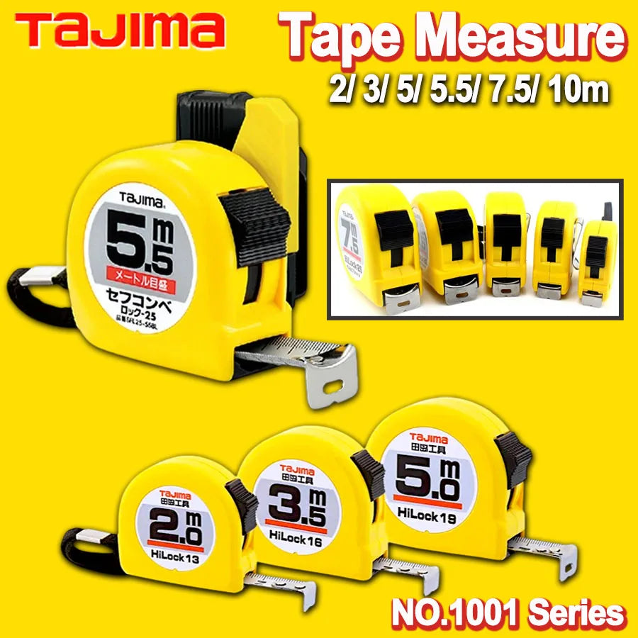 TAJIMA Double-Sided Steel Tape Measure 10m by TAJIMA