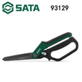 SATA 93129 Rubber Grip Long-Blade Heavy Duty Scissors Durable High Control Corro