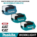 MAKITA ML011G ML107 DML817 Cordless LED Worklight 40V/18V/12V Max Compact Flashl