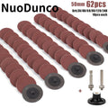 62pcs 50mm R-Type Quick Change Discs Set 2" Zirconia Sanding Discs