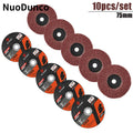 10pcs/set 75mm Metal cutting Wheel Ceramic Flap Disc Angle Grinder
