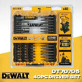 DEWALT DT70705 Screwdriver Bit Set in Heavy Duty Case 40 Pieces Cordless Drill D