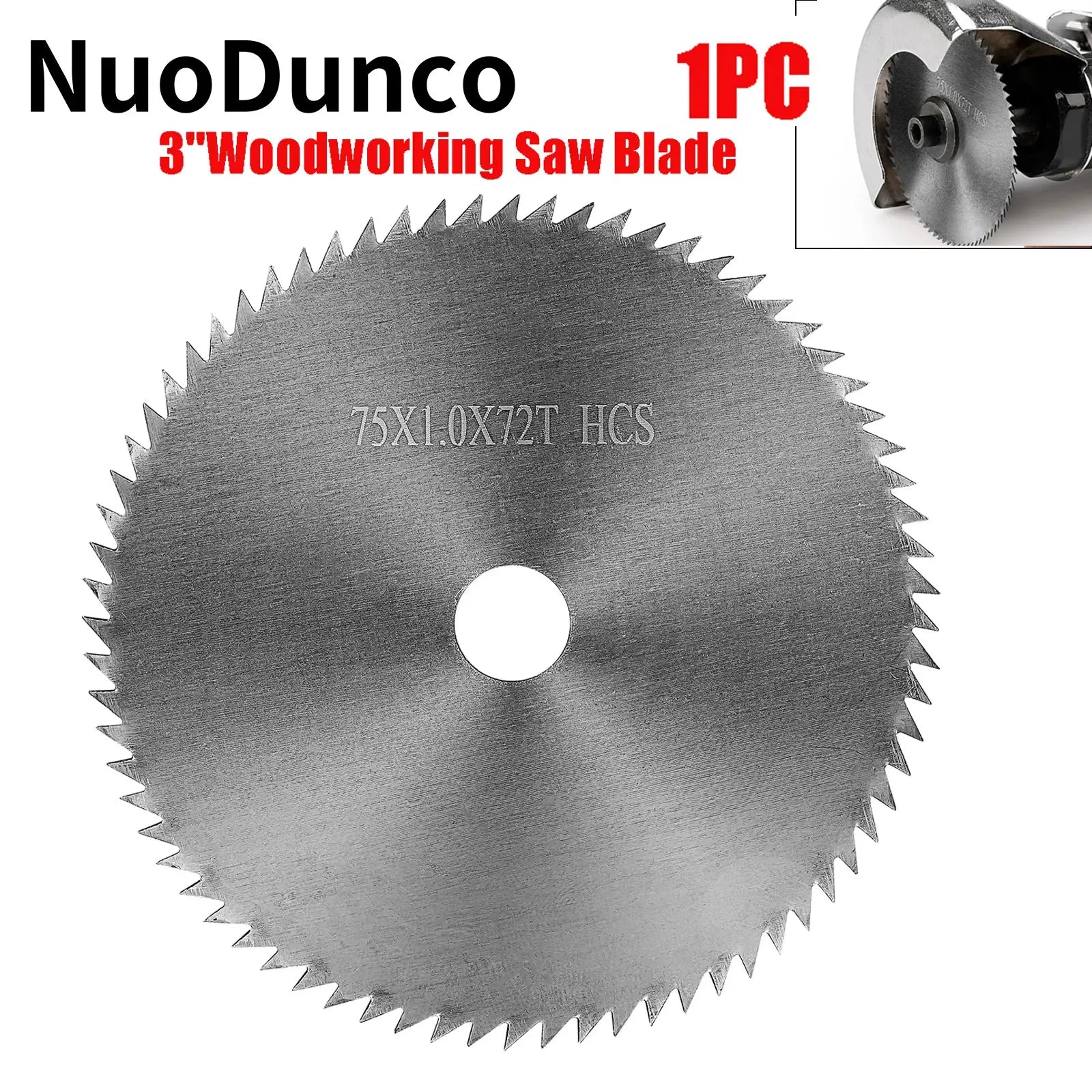 NuoDunco 75mm Carbide Circular Saw Blade by NuoDunco