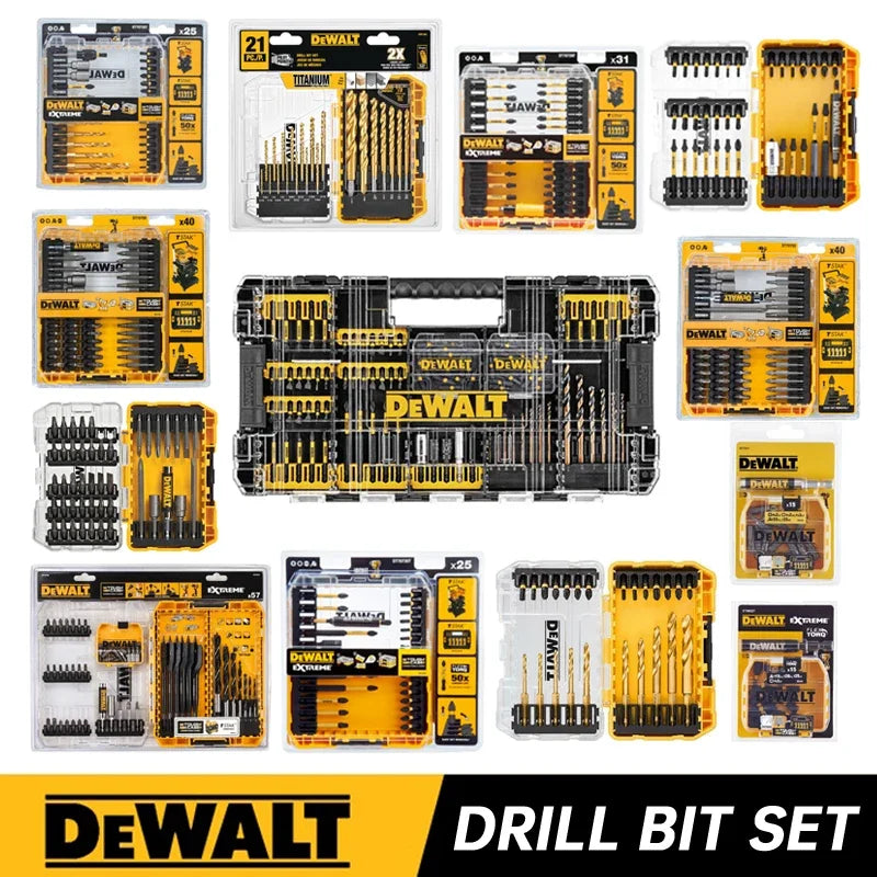 DEWALT Drill Bits Set Power Tool Accessories DT70748 DW1361 DT70730 DT70735 DT70
