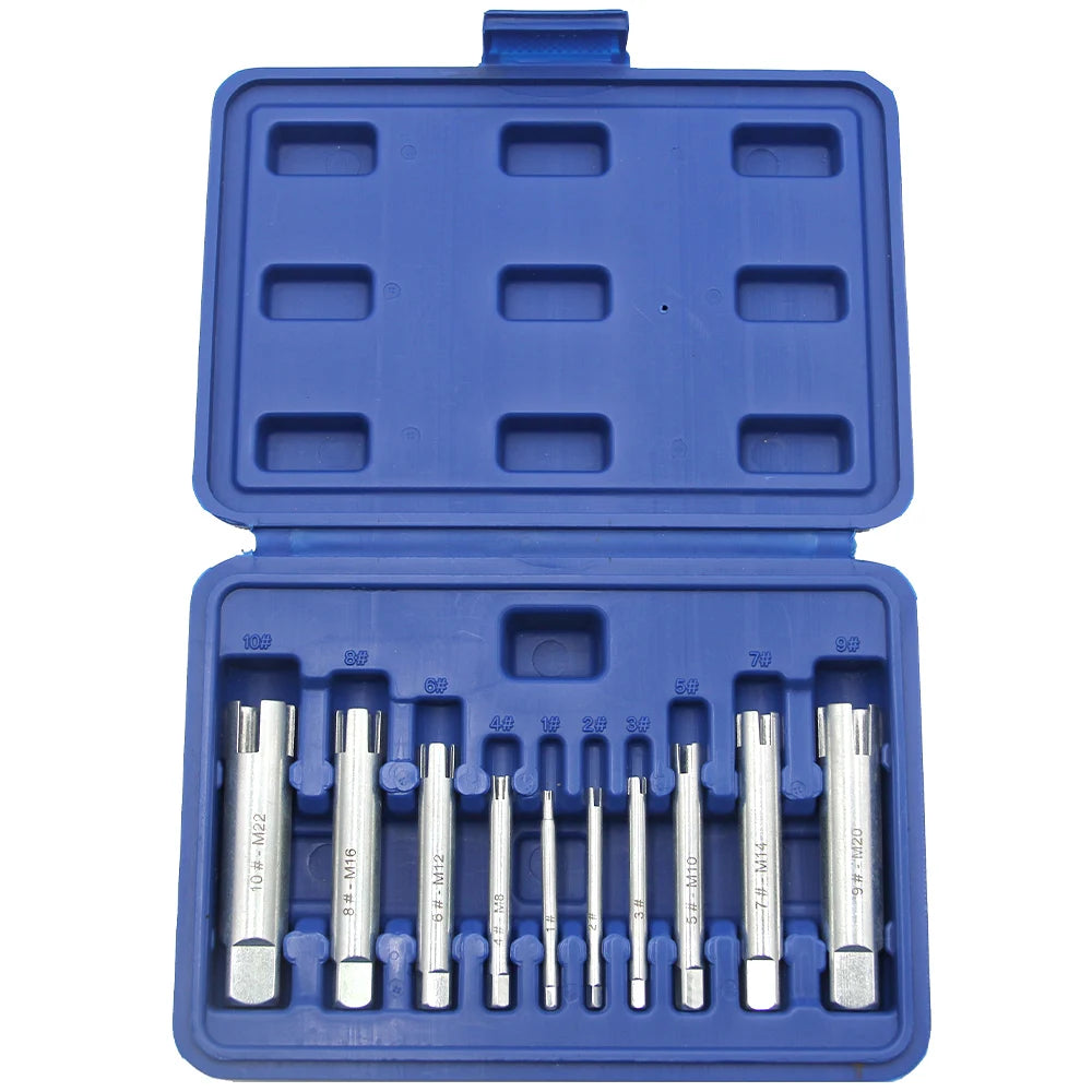 10pc Broken Head Tap Extractor Set M4-M22 by Unbranded