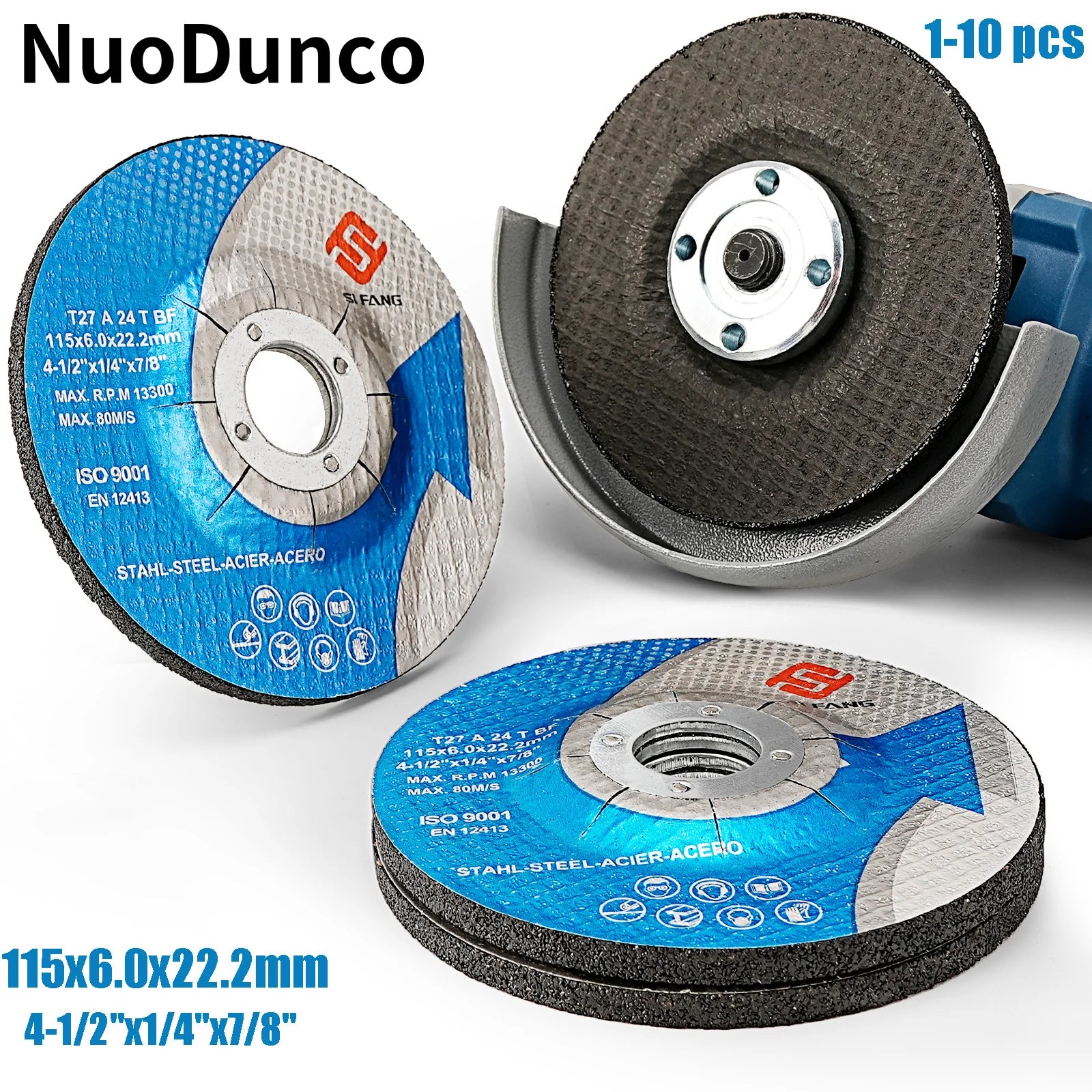 NunDunco 115mm Resin Grinding Wheel for Angle Grinder by NunDunco