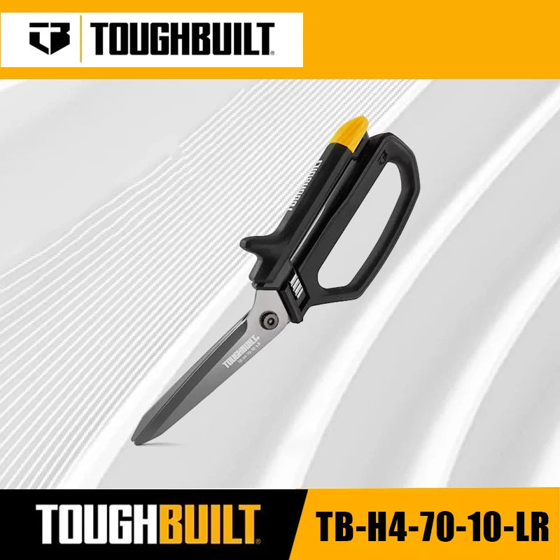 TOUGHBUILT TB-H4-70-10-LR open handle tool for cutting iron sheets, sharp and du