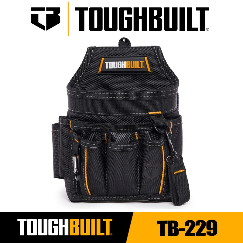 TOUGHBUILT TB-229 Universal Electrician's Kit Tool Belt Pouches Wear-resistant T