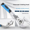 10 Inch Adjustable Ratchet Wrench 5 In 1 Torque Wrench 180 Degree Folding Spanne