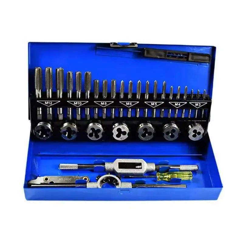 32 PCS Tap and Die Set - Metric M3-M12