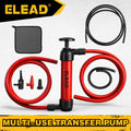 ELEAD Portable Siphon Pump: Gas/Oil/Water Transfer + Air Inflation