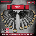 SEDY 24pc Ratcheting Wrench Set 72-Tooth CR-V Steel by SEDY