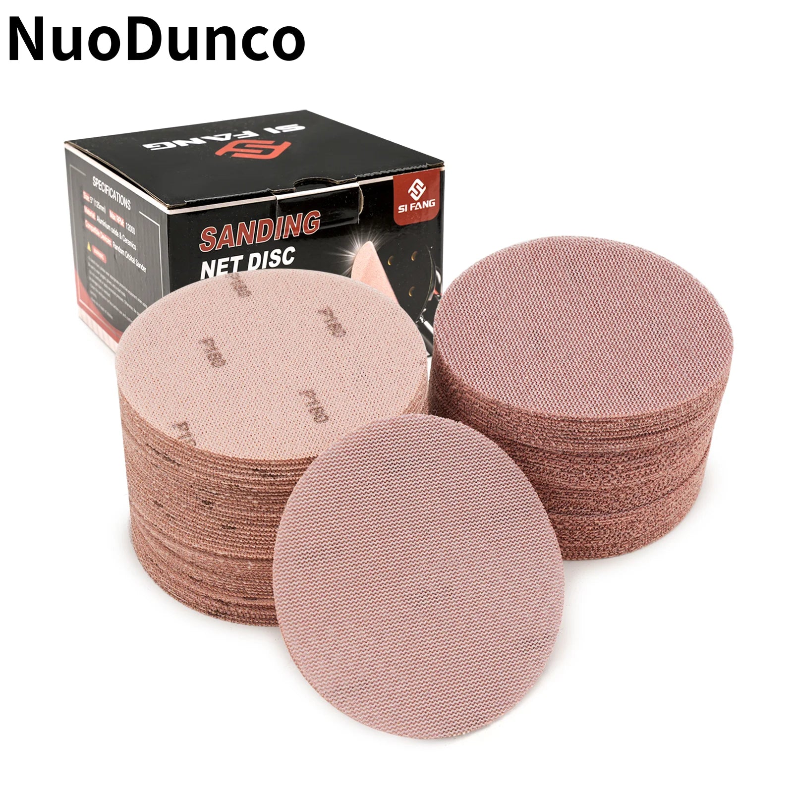 50pcs 80-400Grit 5inch Mesh Sanding Discs by Unbranded