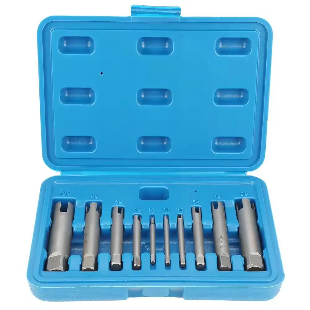 High Speed Steel Screw Tap Extractor Set 10 Pcs
