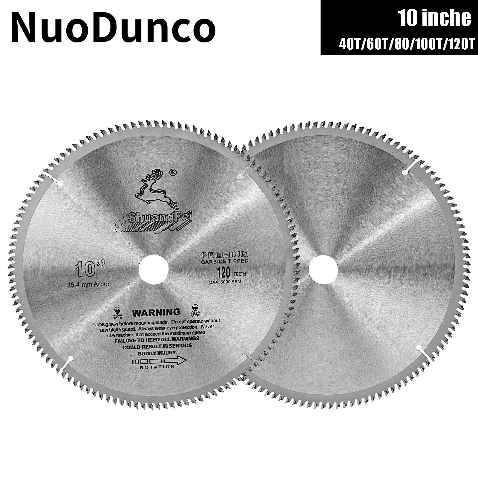 10 inch Circular Wood Saw Blade 40/60/80/100/120T Cutting Disc for