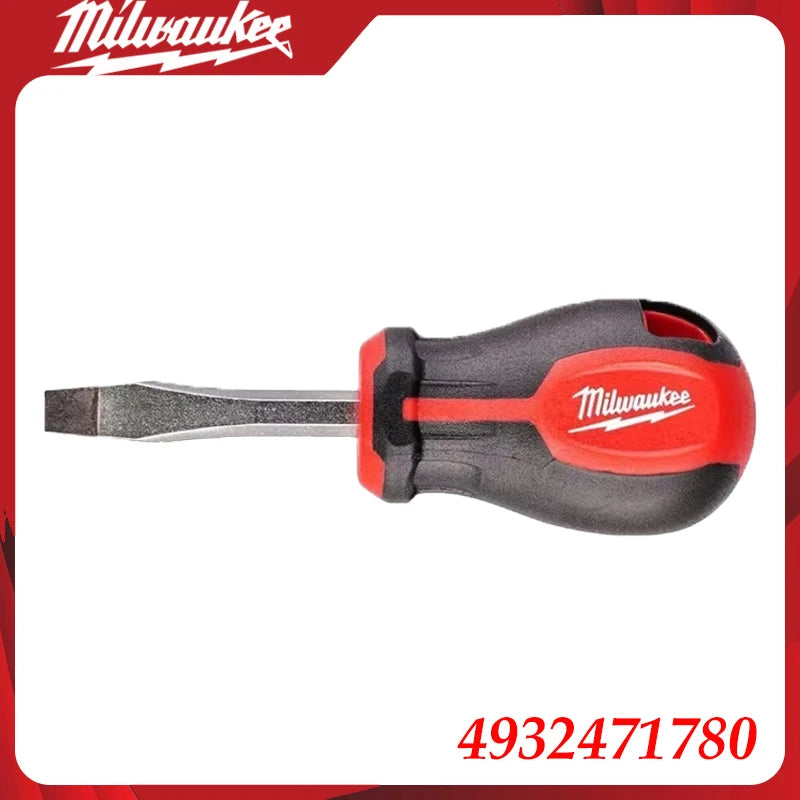 Milwaukee Stubby Slotted Screwdriver Ergonomic Grip by Milwaukee