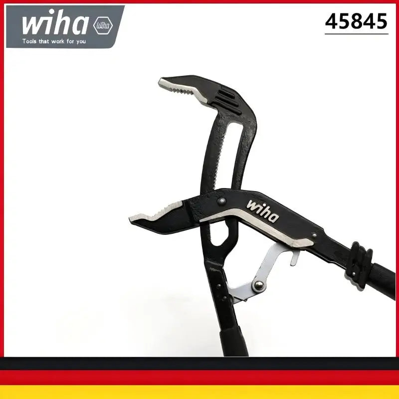 Wiha 45845 10" Adjustable Water Pump Pliers | Multi-Purpose, Non-Slip Grip, Easy