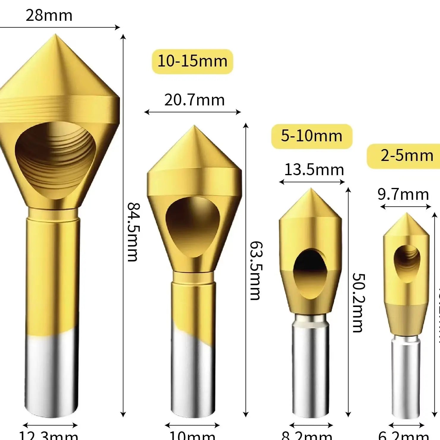90° Countersink Chamfer Drill Bit by Unbranded