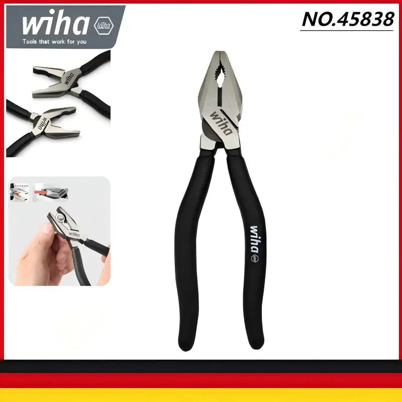 Wiha High-Leverage Combination Pliers 8-Inch by Wiha