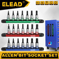 ELEAD 21pc Allen Bit Socket Set 3/8" Drive by ELEAD