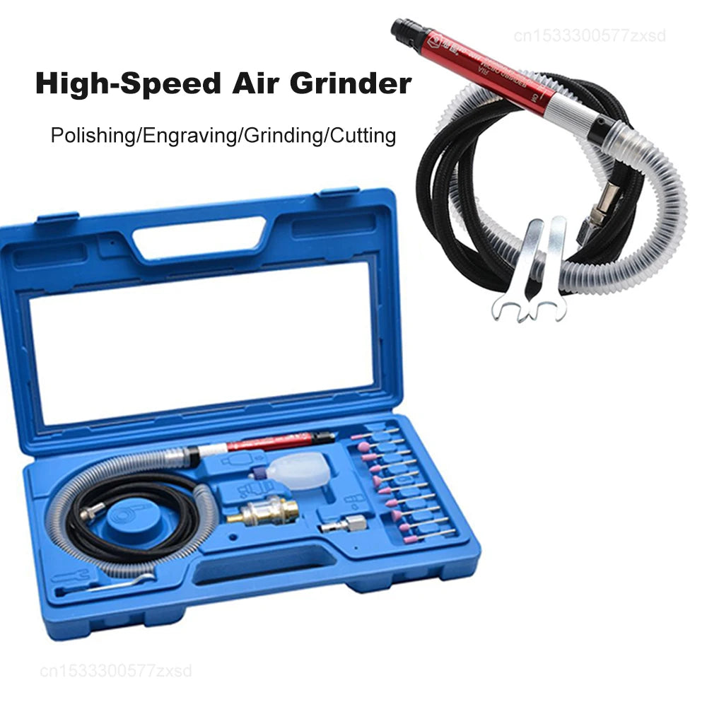 High-Speed Air Micro Die Grinder Kit - Pneumatic Tool