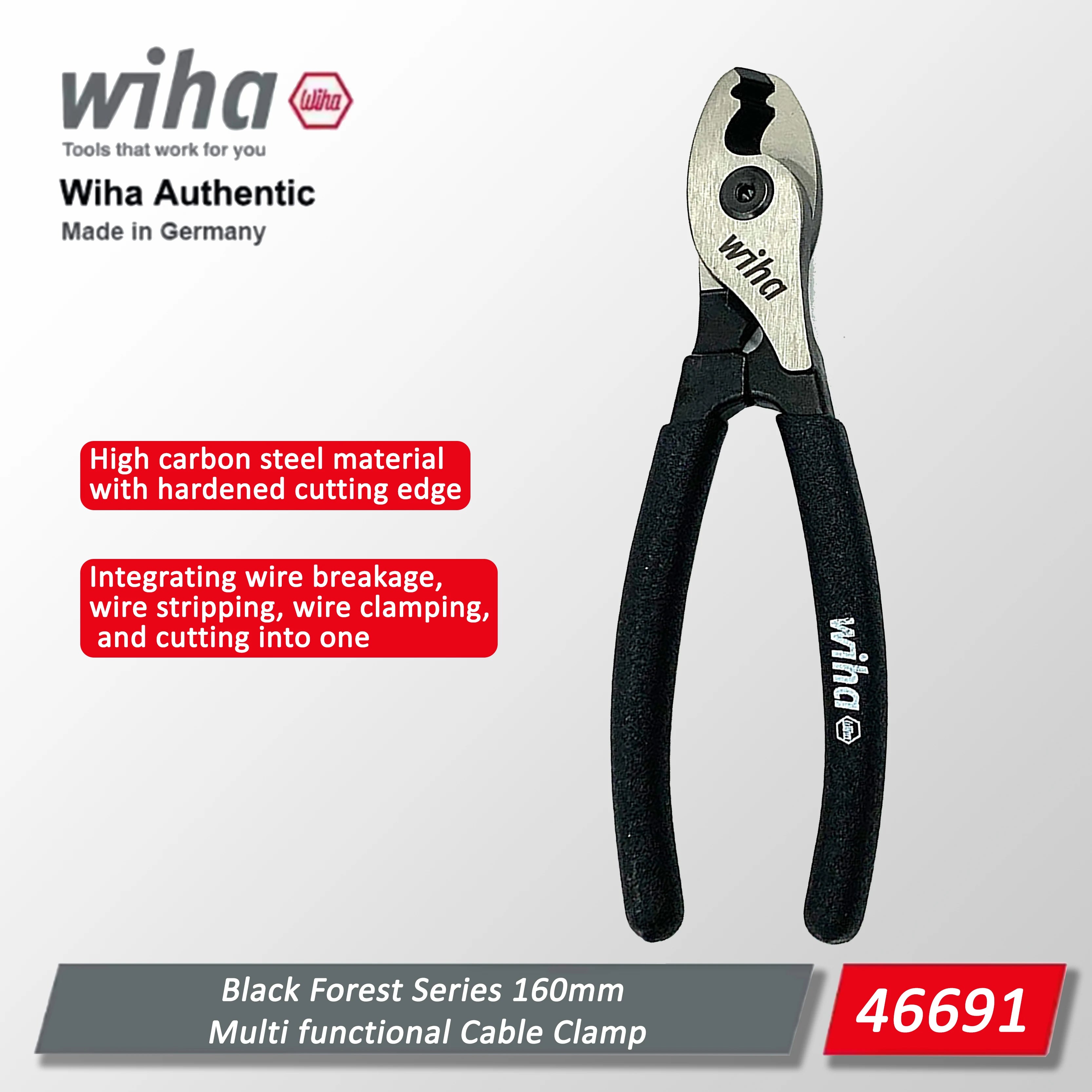 Wiha 6-Inch Multifunctional Cable Cutter by Wiha