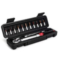 15PCS Click-Type Torque Wrench Set 1/4”