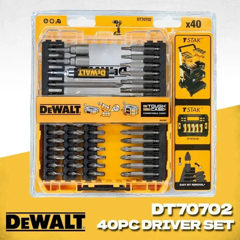 DEWALT 40pc Impact Screwdriver Bit Set with Tough Case by DEWALT