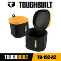 Toughbuilt Technician 6-Pocket Pouch with ClipTech Pouch Clips by Toughbuilt