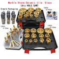 Dry Operation Diamond Coated Drill Bits Set 10pc by Unbranded
