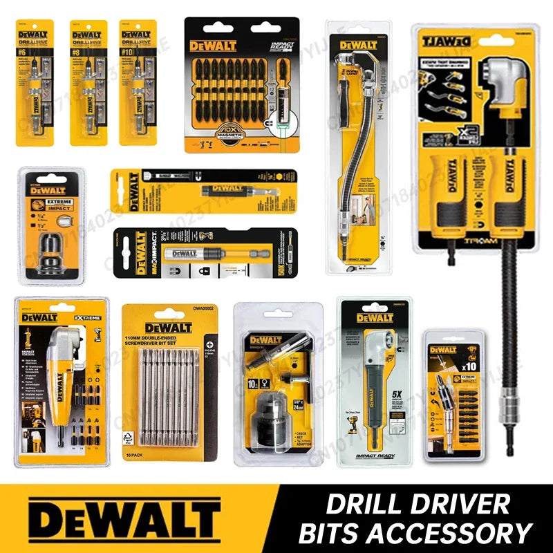 DEWALT Driver Drill Bit Set with Right Angle Drill Adaptor by DEWALT