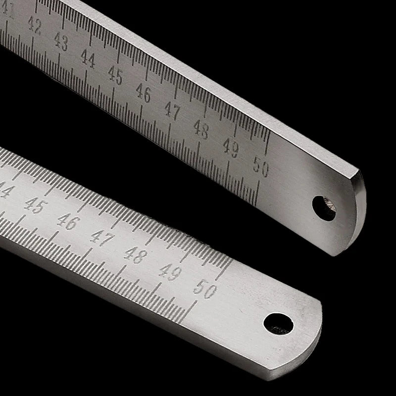 Dual-Purpose Stainless Steel Ruler 20 Inch by Unbranded